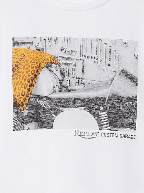 【REPLAY】”CUSTOM GARAGE"プリントTシャツ